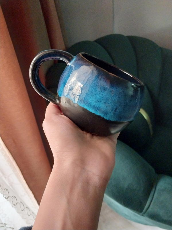 Blue Black Mug Image 5 Preview