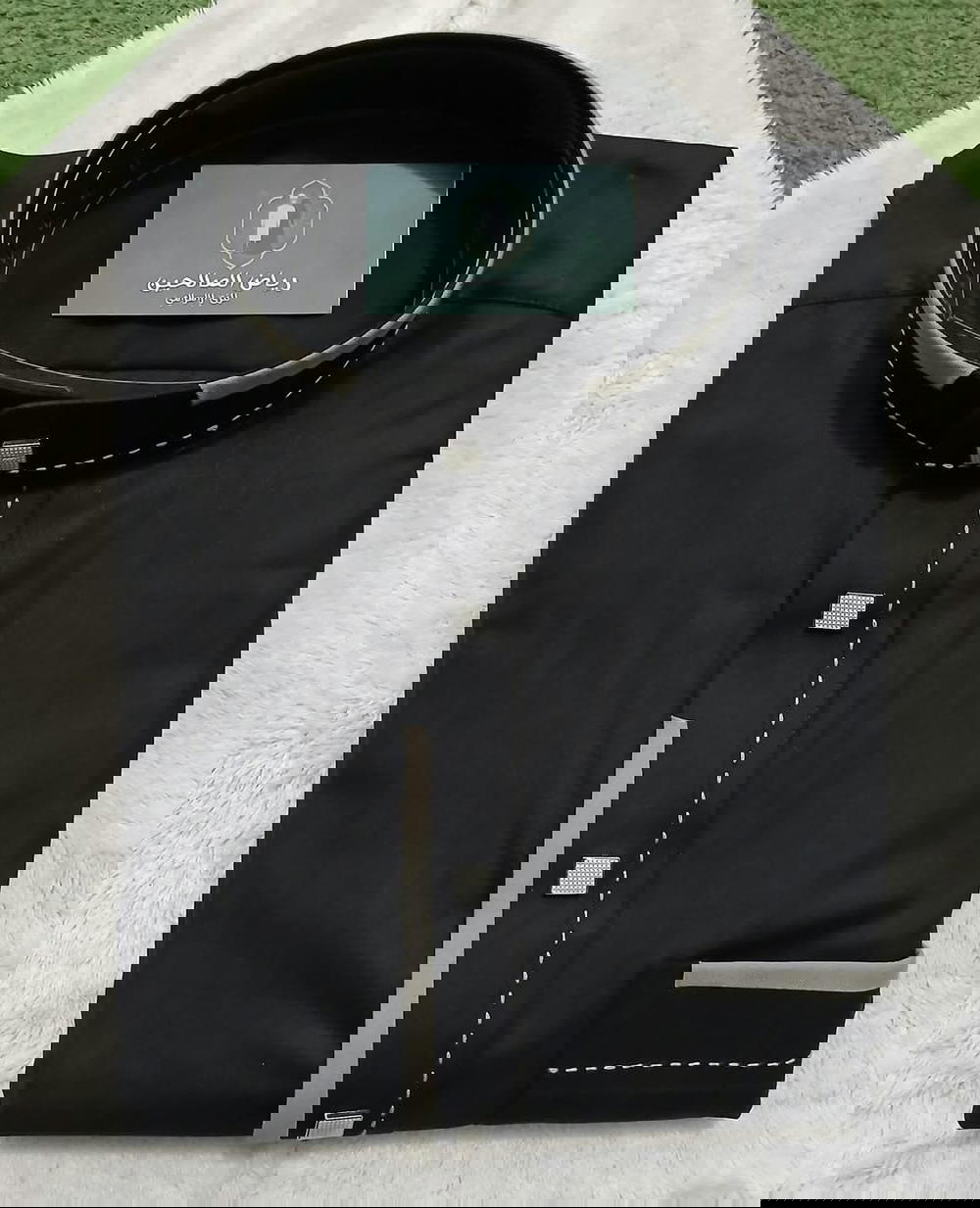 جلابية جولدن مطرزة بكباسين كبك Preview Image