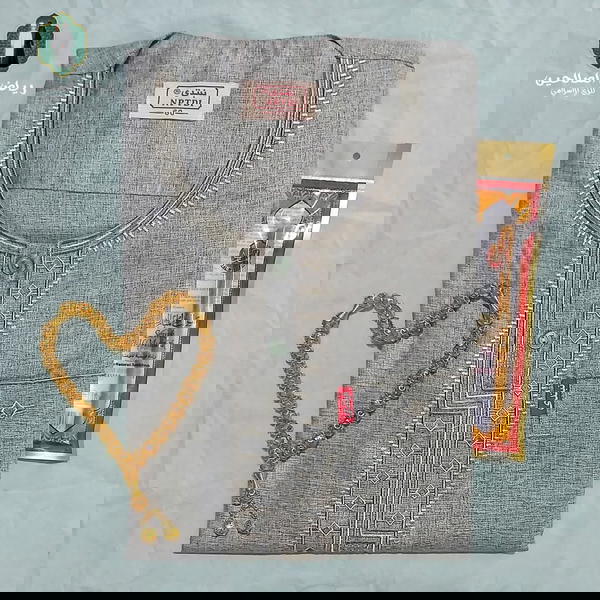 جلابية نص كم كتان مستورد عالى الجودة Image 2 Preview
