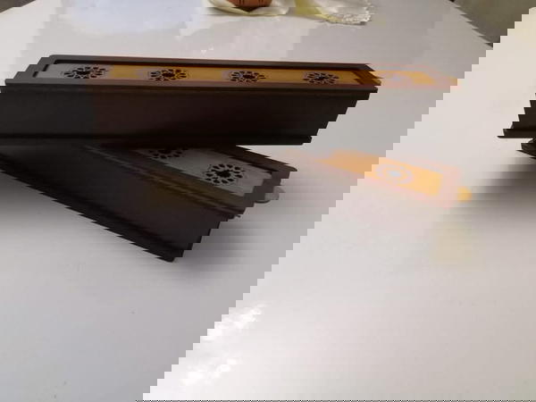 مبخرة خشب أربيسك درج Image 6 Preview
