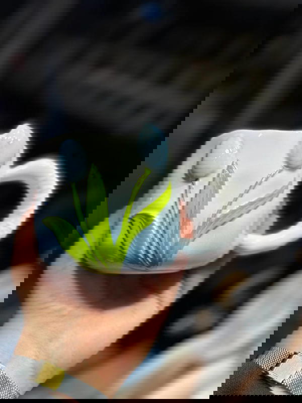 مج بورسلين ورده توليب 4 لون Image 2 Preview