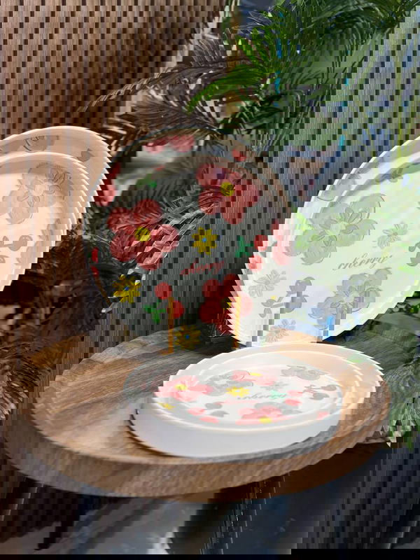 طقم صواني ميلامين مدور Image 1 Preview