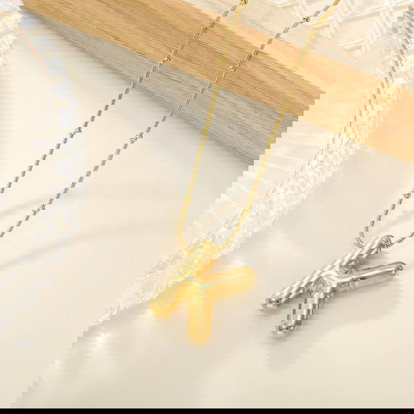 316 Stainless Steel Pump Letter Chain Deal Far Chain with Hummus, 45 cm long Image 1 Preview