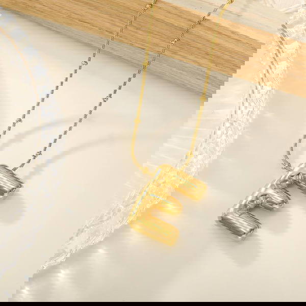 316 Stainless Steel Pump Letter Chain Deal Far Chain with Hummus, 45 cm long Image 10 Preview