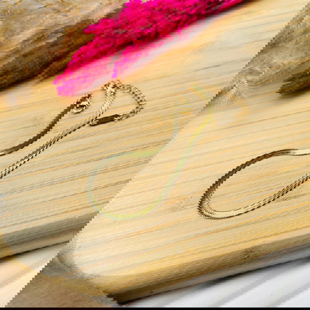 Anklet Stainless Steel Snak Back 3ml Preview Image