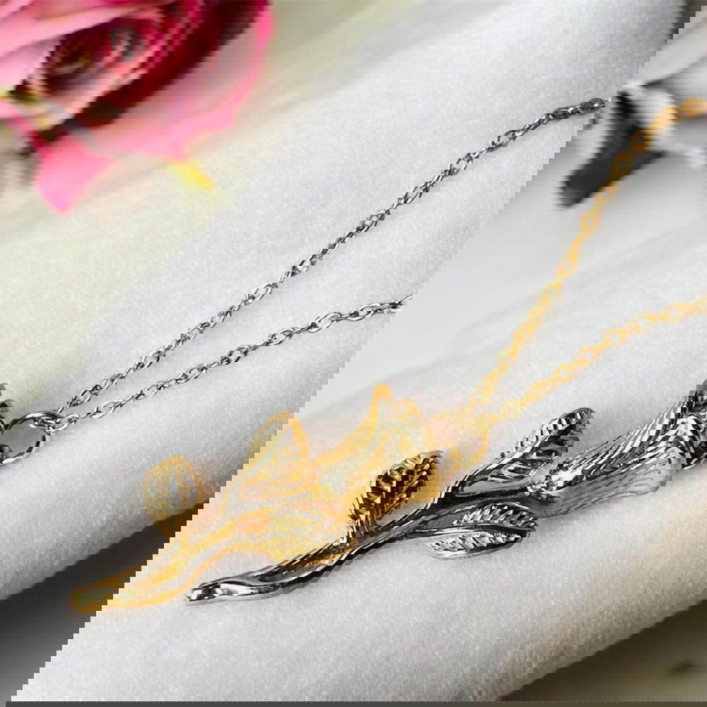 Necklace Stainless Steel Flower  Preview Image