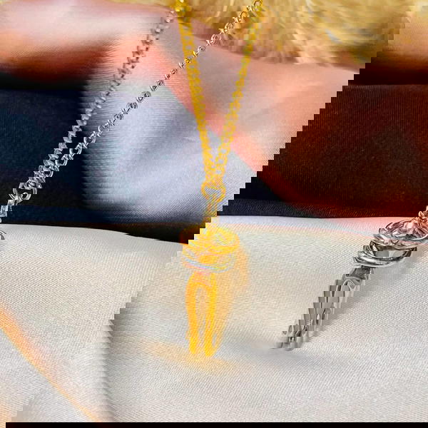 Necklace Stainless Steel Hug Image 1 Preview