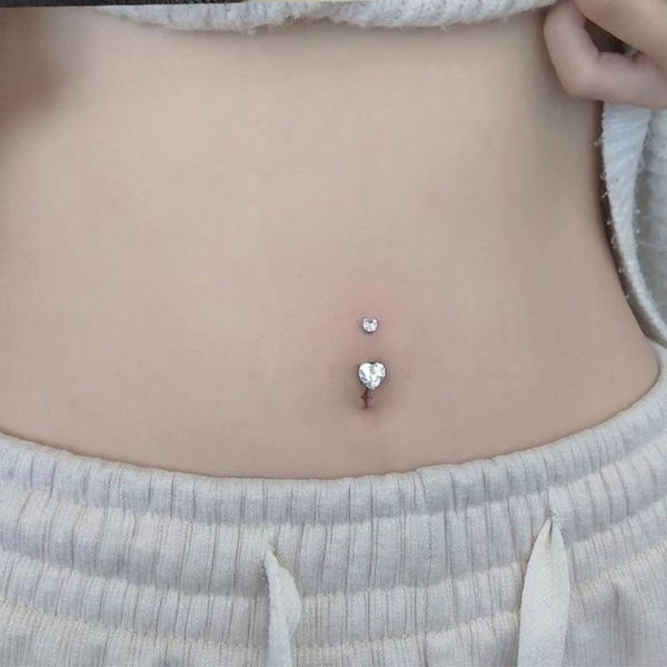 Piercing Stainless Steel Heart Image 2 Preview
