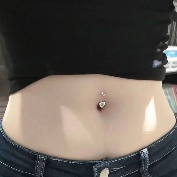 Piercing Stainless Steel Heart Image 3 Preview