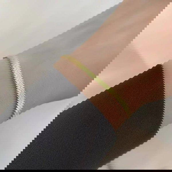 Pure Stainless Bracelet Serpent Back Image 3 Preview