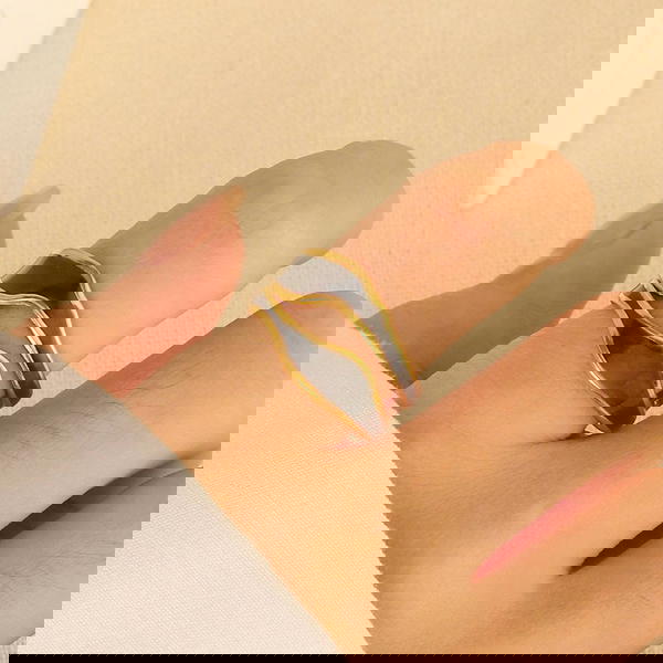 Resin Rings Stainless Steel Black🖤 & 🤍White Image 2 Preview