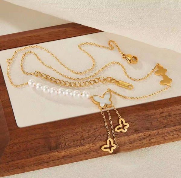 Set Jewelry Stainless Steel Anklet & Bracelet  Image 3 Preview