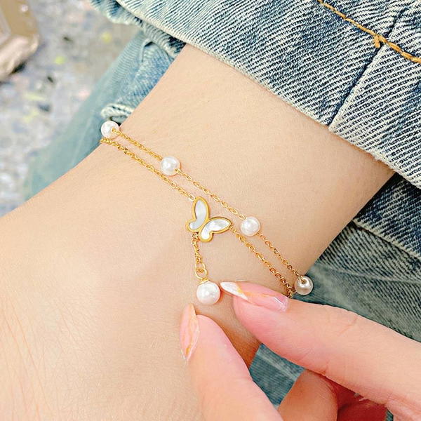 Set Jewelry Stainless Steel Anklet & Bracelet  Image 4 Preview