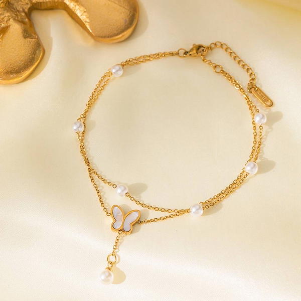Set Jewelry Stainless Steel Anklet & Bracelet  Image 5 Preview