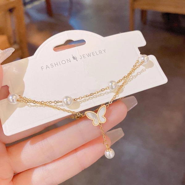 Set Jewelry Stainless Steel Anklet & Bracelet  Image 6 Preview