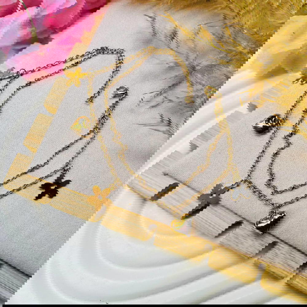 Simple simple stainless steel anklet 😍 Two turns Preview Image