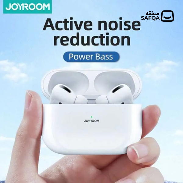 Joyroom JR-T03S Pro ANC 3rd Generation Luda Version TWS Bluetooth Headset With Silicone Cover, White Image 4 Preview