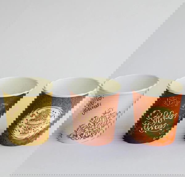 50كوب كرتون مقاس 4اونز قهوه  Image 1 Preview