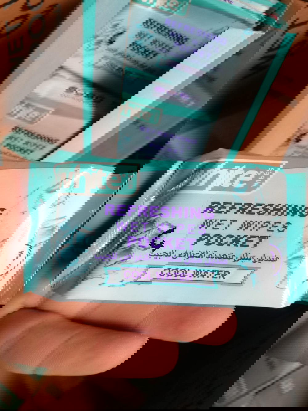 عبوه مناديل مبلله وايت جيب 10 منديل  Preview Image