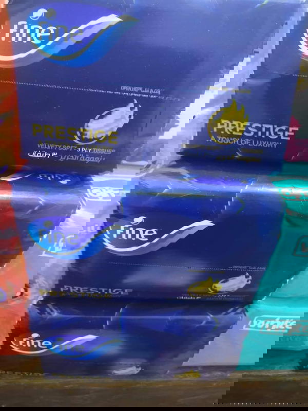 عرض 3 قطع مناديل فاين برستيج 3 طبقه  480منديل  Image 3 Preview