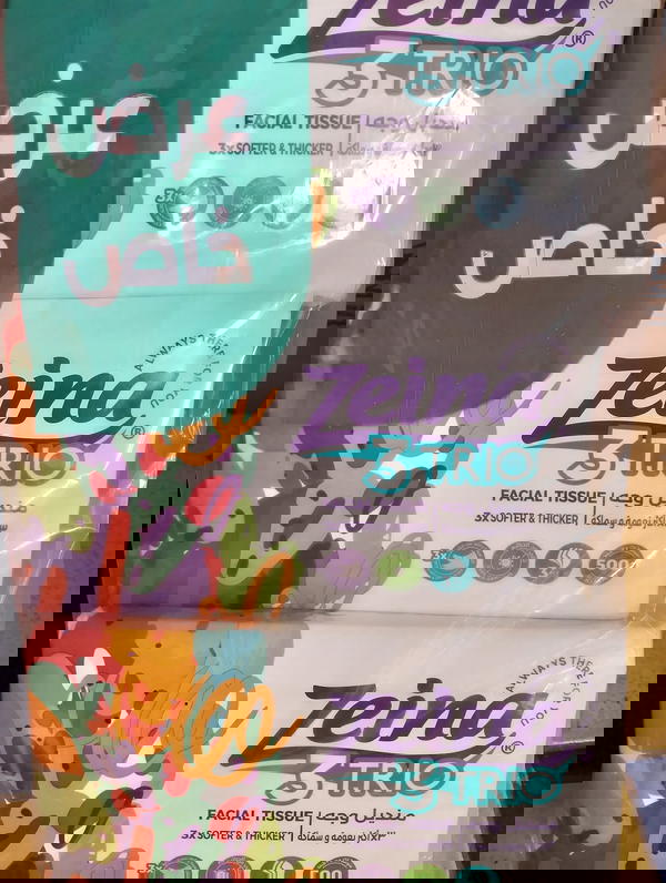 عرض 3 قطع مناديل زينه تريو 3 طبقه 500منديل  Image 2 Preview