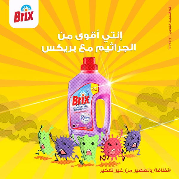 بريكس مطهر و معطر أرضيات 730مللي لافندر  Image 6 Preview