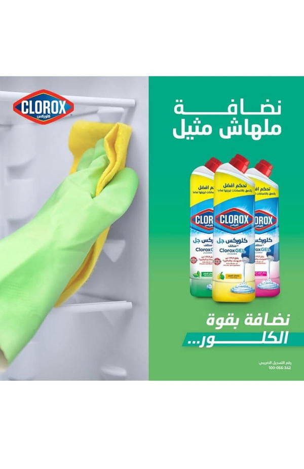 كلوروكس جل مطهر و معطر أرضيات 750 مللي انتعاش الليمون  Image 9 Preview