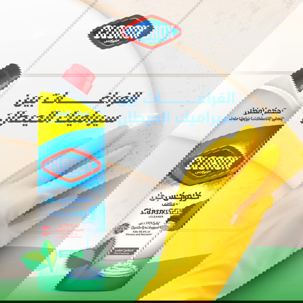 كلوروكس جل مطهر و معطر أرضيات 750 مللي انتعاش النعناع  Preview Image
