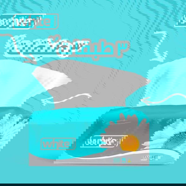مناديل وايت 3طبقه 500منديل  Image 1 Preview