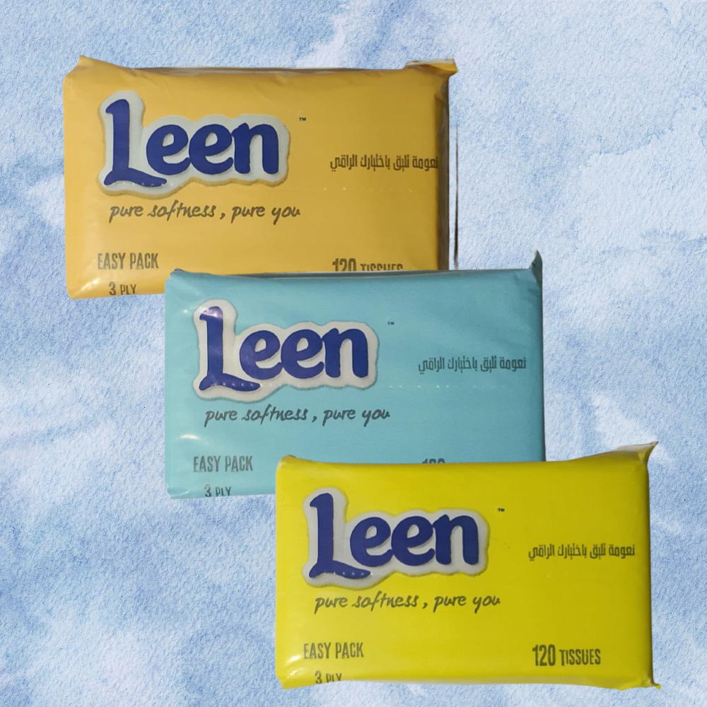 مناديل ايزي باك ليين 3 طبقه 120 منديل الوان ناعمه جدا  Preview Image
