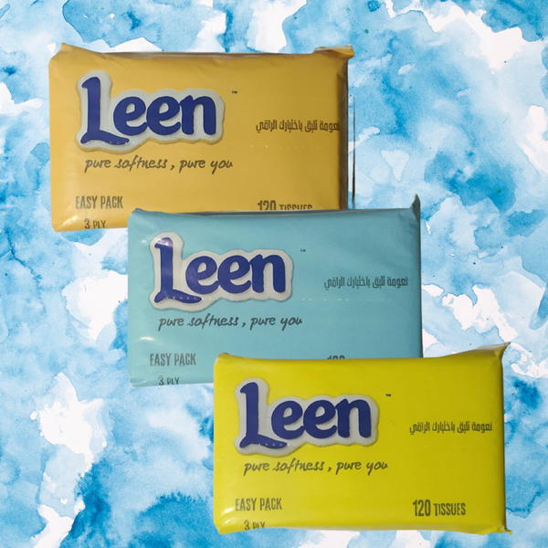 مناديل ايزي باك ليين 3 طبقه 120 منديل الوان ناعمه جدا  Image 3 Preview