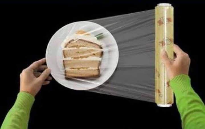 رول استرتش غذائي منزلي 300 جرام عرض 35سم Preview Image