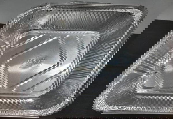 طبق فويل كبير مستطيل غويط بالغطاء  Image 2 Preview