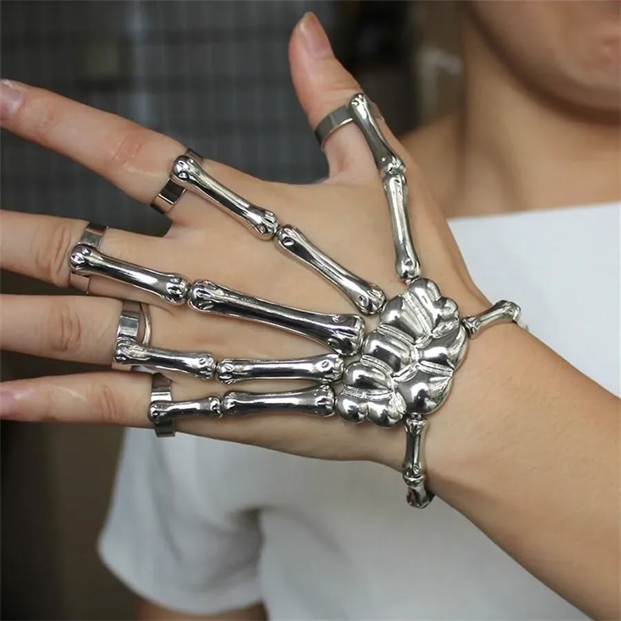 Gothic Skeleton Bracelet - أسورة يد جمجمة Preview Image