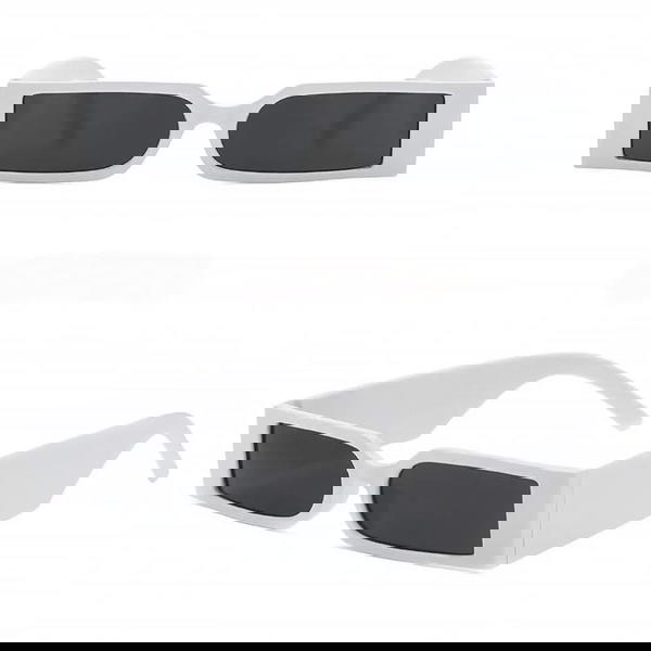 Wide Frame Rectangular Sunglasses; Unisex  Image 2 Preview