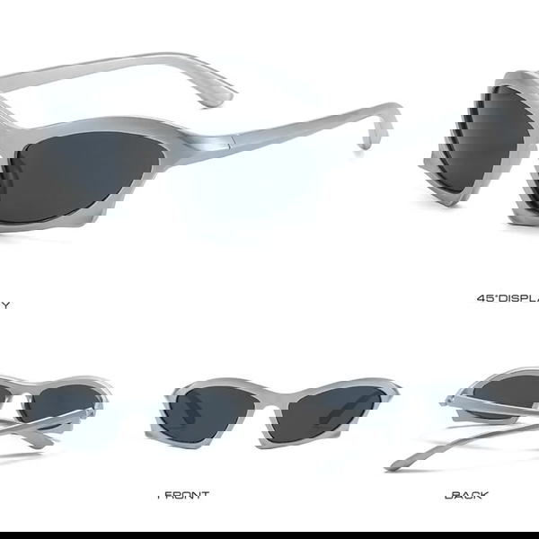 Ziggy Y2K Sunglasses; Unisex  Image 5 Preview