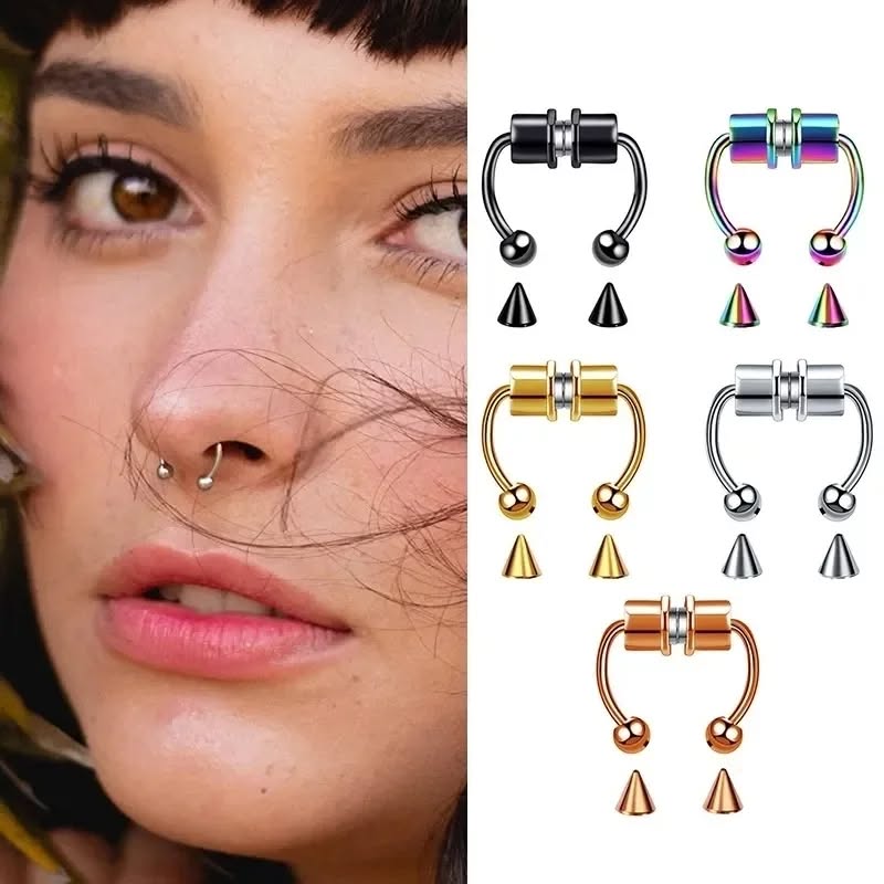 حلق أنف مغناطيس بدون ثقب - Magnetic Nose Piercing Preview Image
