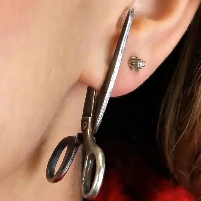 حلق مقص - Scissors Earrings  Preview Image
