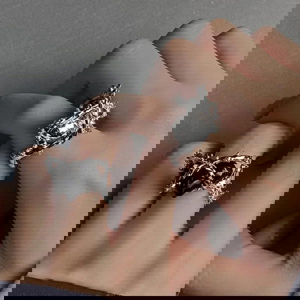 خاتم القلب الكبير - Big Heart Ring Image 6 Preview