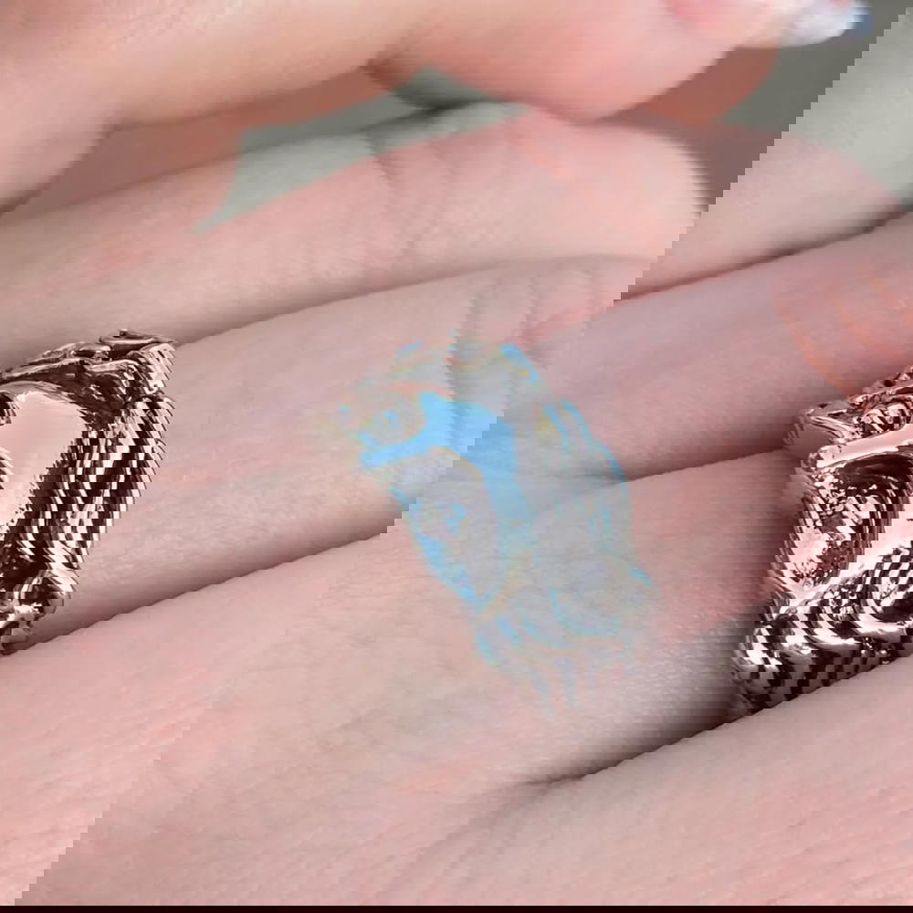خاتم التاريخ - Half-Face Historical Ring Preview Image