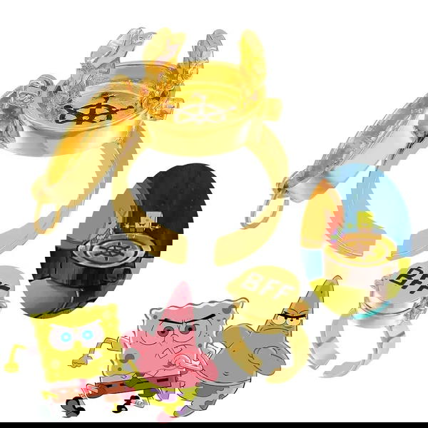 خاتم سبونج بوب [قابل للدوران] SpongeBob BFF Ring Image 3 Preview