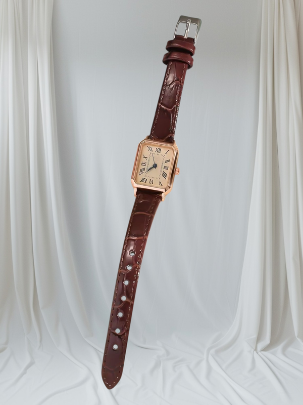 Classic Leather Watch - ساعة جلد كلاسيكي  Image 1 Preview