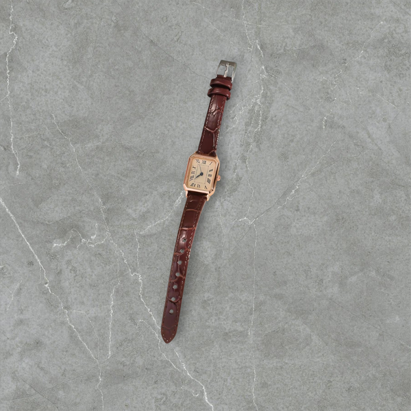 Classic Leather Watch - ساعة جلد كلاسيكي  Image 2 Preview
