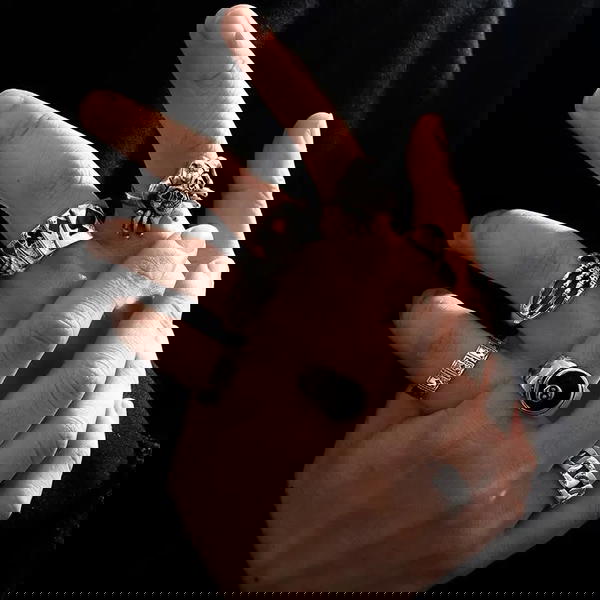 مجموعة خواتم ٦ قطع للجنسين Gothic Set of 6 Rings; Unisex Image 3 Preview