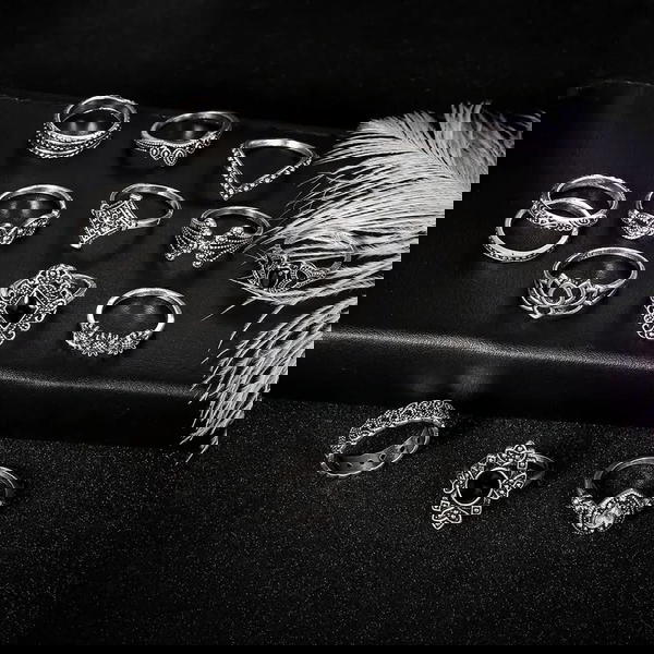 مجموعة خواتم (تشكيل مختلف) للنساء - Sets of Womens Rings Image 4 Preview