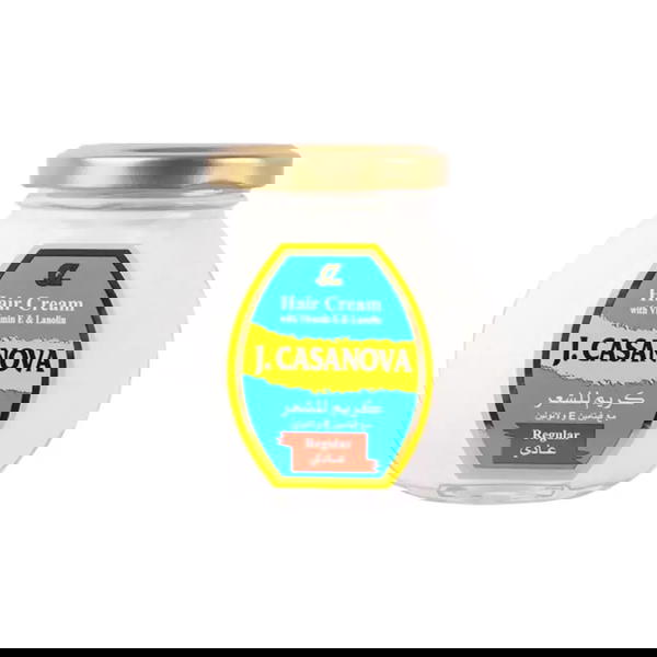 J.Casanova Hair Cream with Vitamin E & Lanolin Regular 150g Image 1 Preview