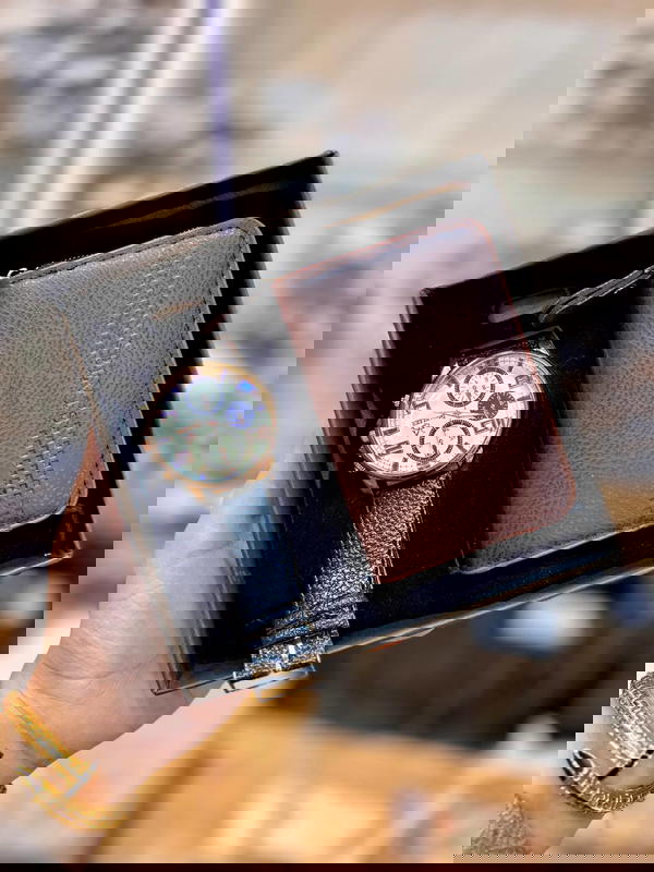  ( بوكس ساعه رجالي جلد و كراته )  Image 3 Preview