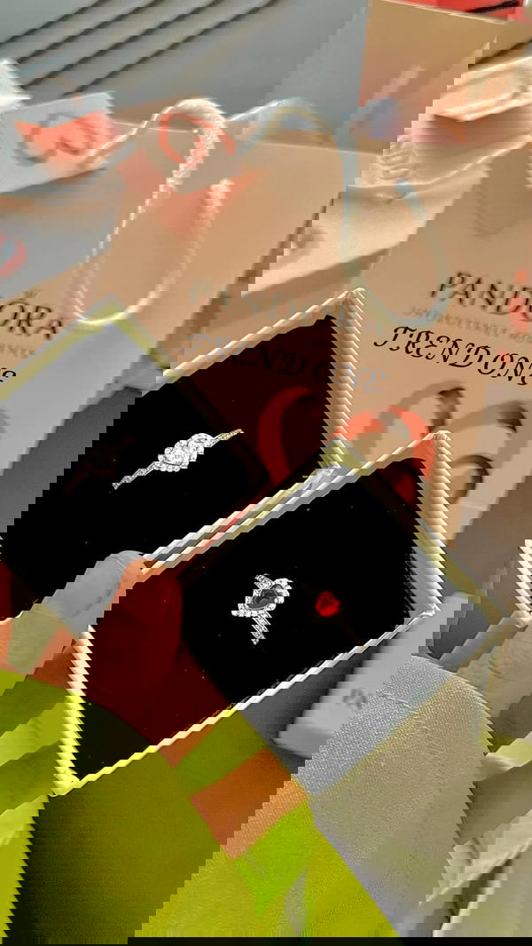 خاتم فضي مختوم ب  Image 2 Preview
