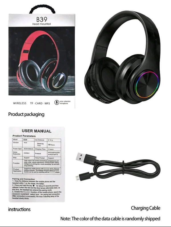 سماعة رأس لا سلكية B39  Image 4 Preview