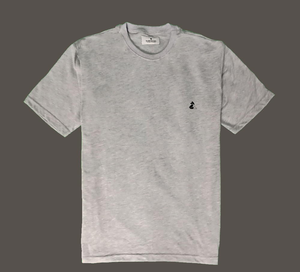 Comfy cotton grey t shirt Preview Image